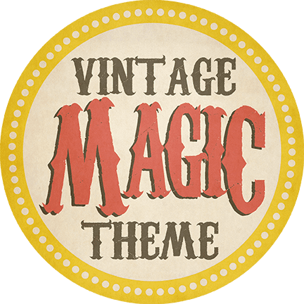 Vintage Magic Theme button